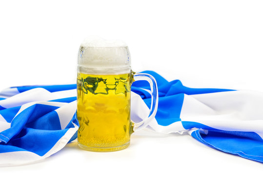 Bier und Bayern Fahne