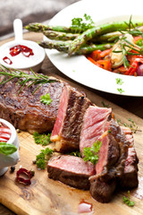 saftiges steak fleisch