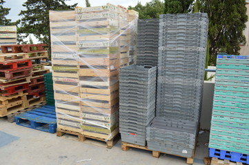 Palettes et cageots pvc2