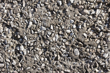 Texture of cement with gravel