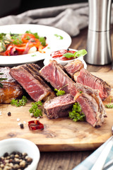 saftiges steak fleisch