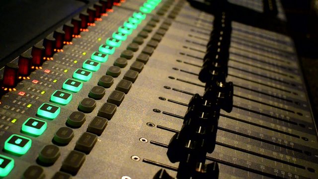 Sound recording studio mixete