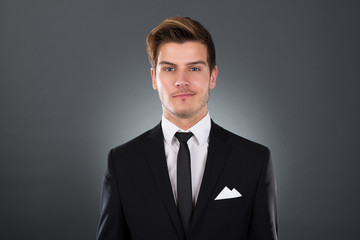 Portrait Of Confident Young Businessman