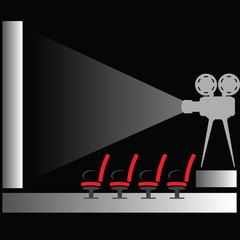 cinema silhouette