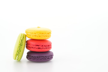 Macaroon isolated on white background
