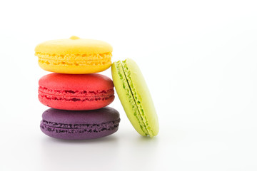 Macaroon isolated on white background