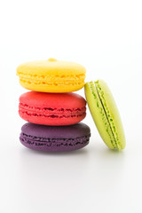 Macaroon isolated on white background