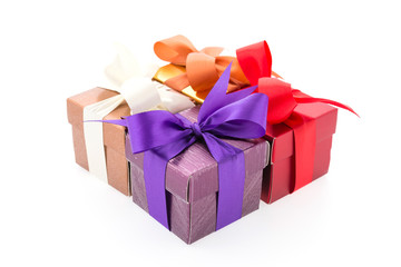 Gift box isolated on white background