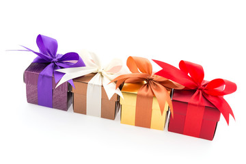 Gift box isolated on white background