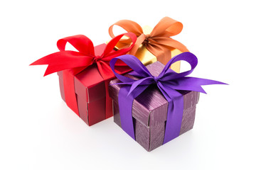 Gift box isolated on white background