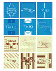 Naklejka premium father's day