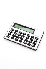 Calculator isolated on white background