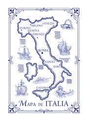 Map of Italy