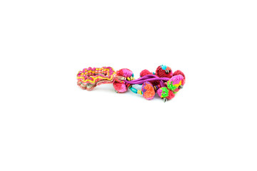 Colorful scrunchies