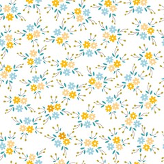 small flowers seamless pattern