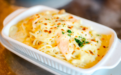 salmon spaghetti