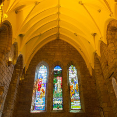 Dome of small Scottish cathedral