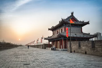 Fotobehang ancient city of xian © chungking