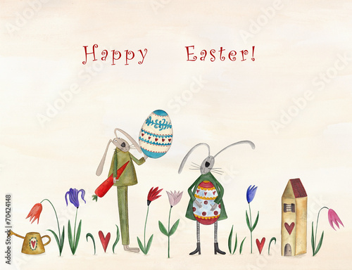 &quot;Happy Easter. Greeting card&quot; Stockfotos und lizenzfreie Bilder auf