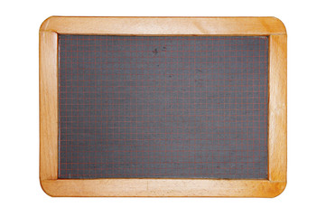 alte Schultafel Kariert Freisteller