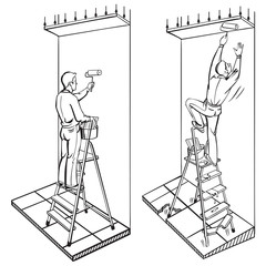 Safety at hight: ladder 2