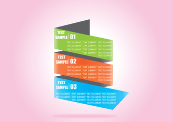 Numbered banner design