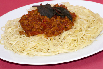 Spaghetti bolognese