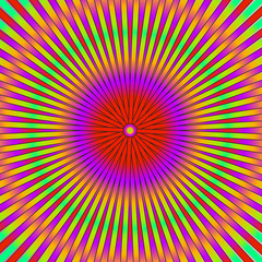 Colorful Abstract Psychedelic Art Background. Vector Illustratio