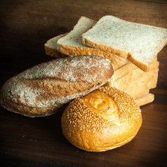 Close-up of bread.