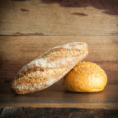 Close-up of bread.