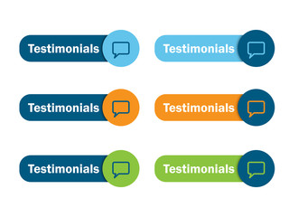 TESTIMONIALS Web Button (customer satisfaction experience)