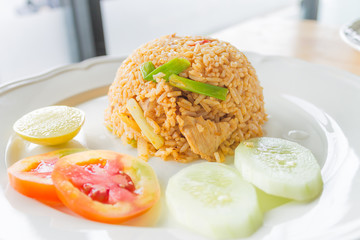 Chilli Rice fried with chicken
