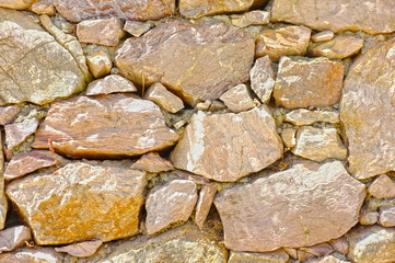 Wall made of stones