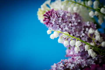 bouquet of beautiful purple lilac