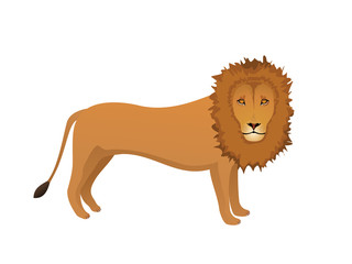 abstract detailed lion