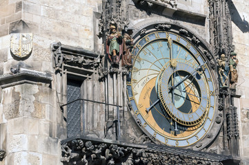 Astronomical clock, Prague.