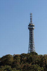 Obraz premium Petrin lookout tower, Prague.