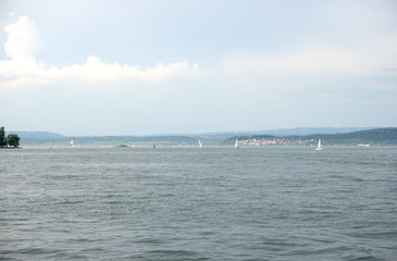 Segelboote am Bodensee