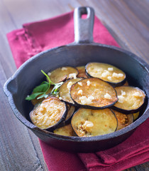 fried eggplant