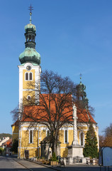 The church in Koszeg, Hungary