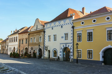 Fototapeta na wymiar Street in Koszeg, Hungary