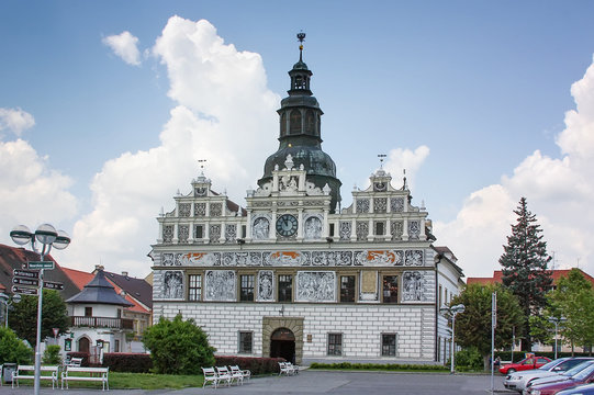Town hall in Stribro ,Czech republic