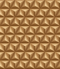 Tripartite pyramid brown seamless texture