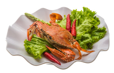 Boiled crab