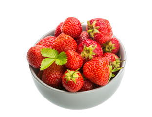 Strawberry in the bowl