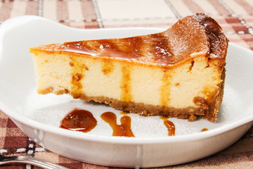 cheesecake con caramello