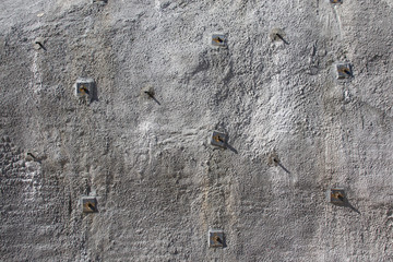 Shotcrete wall, wall of sprayed concrete