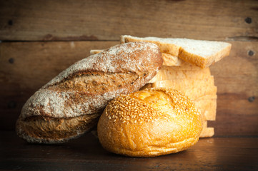 Close-up of bread.