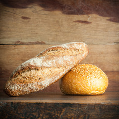 Close-up of bread.