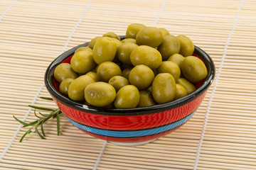 Green olives
